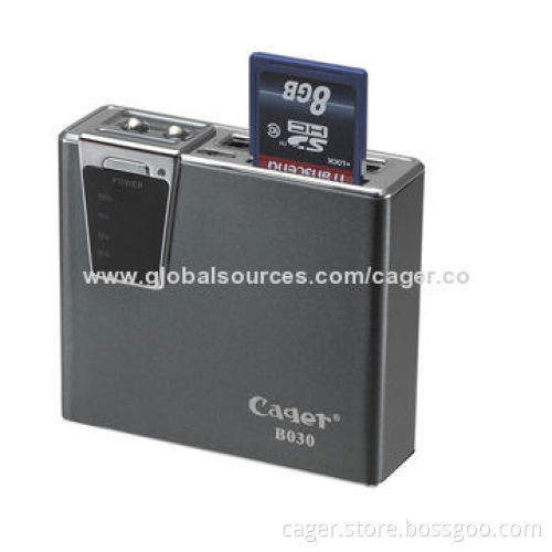 Alloy case portable power banks with card reader 5,000mAh